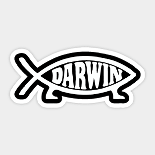 Darwin Fish Sticker